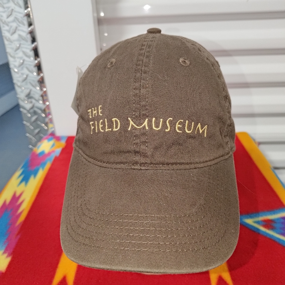 Vtg The Field Museum Embroidered Strapback Hat Cap New